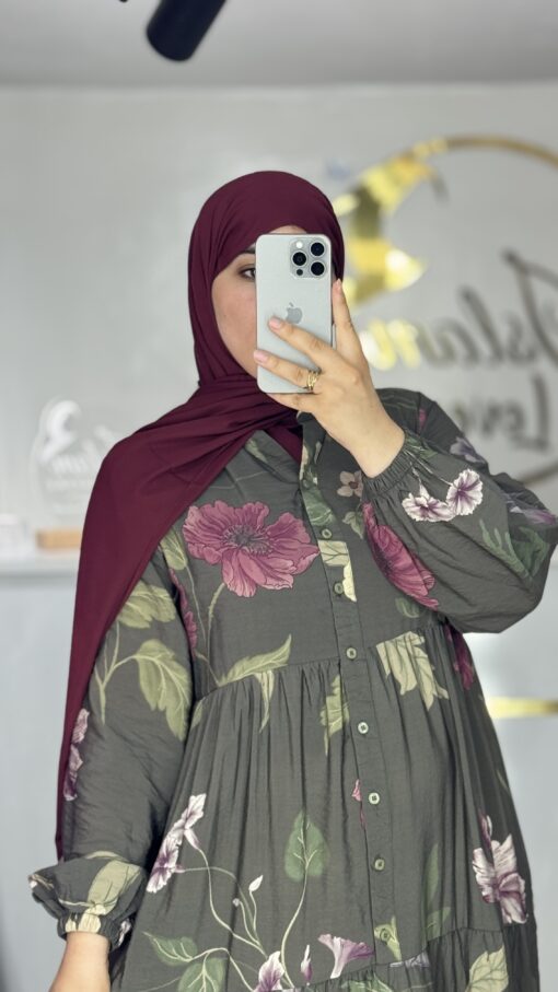 Robe hanae vert – Image 8