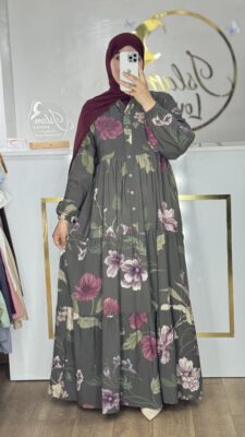Robe hanae vert