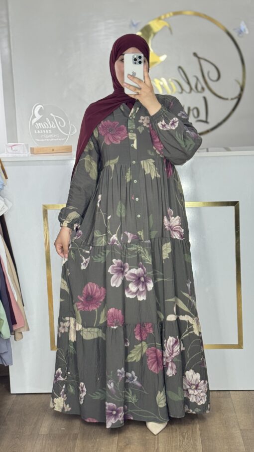 Robe hanae vert